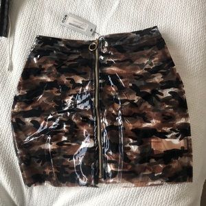 Camouflage skirt